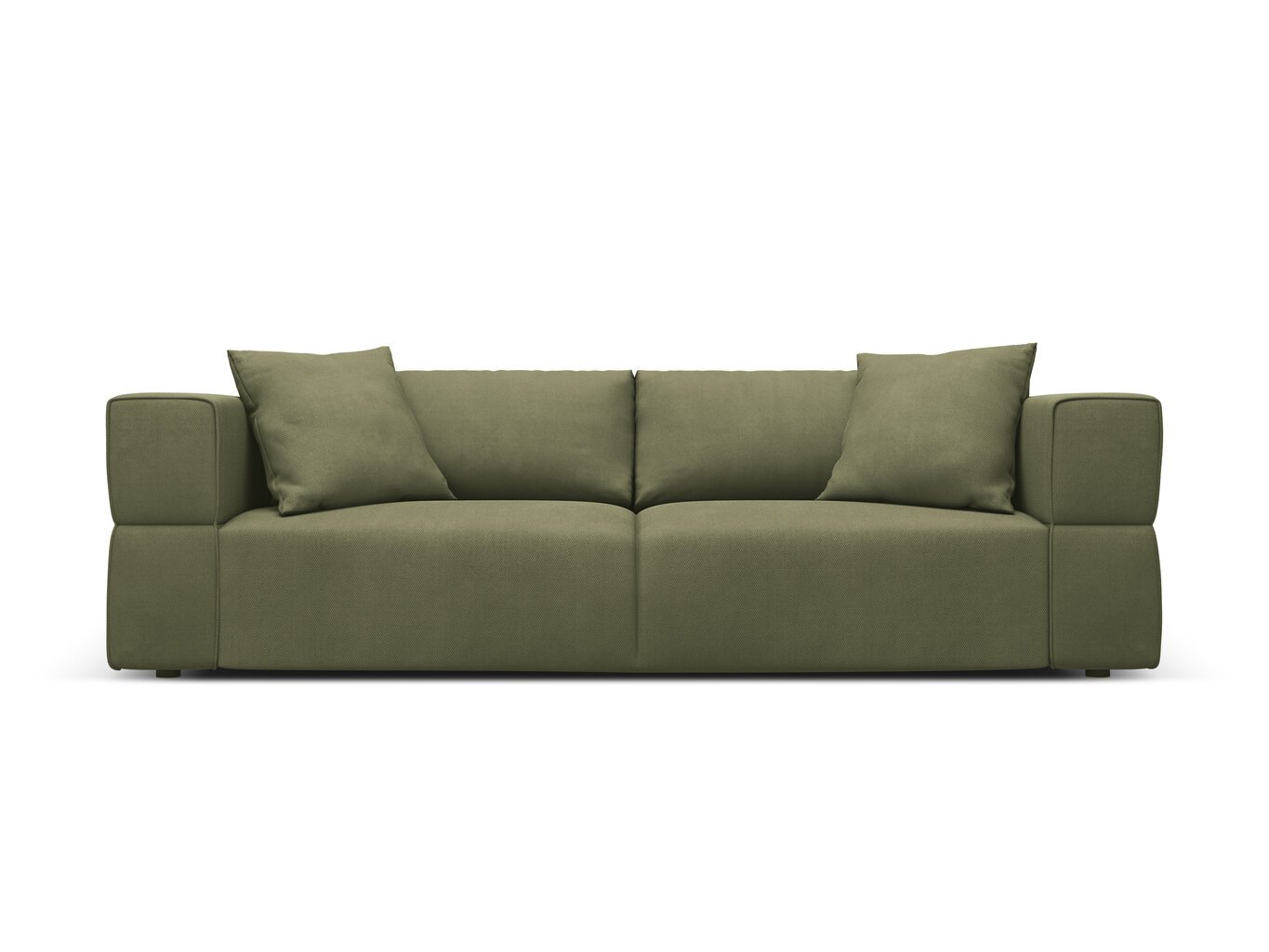 Sofa Milo Casa Esther, 248x103x78 cm, žalia kaina ir informacija | Sofos | pigu.lt