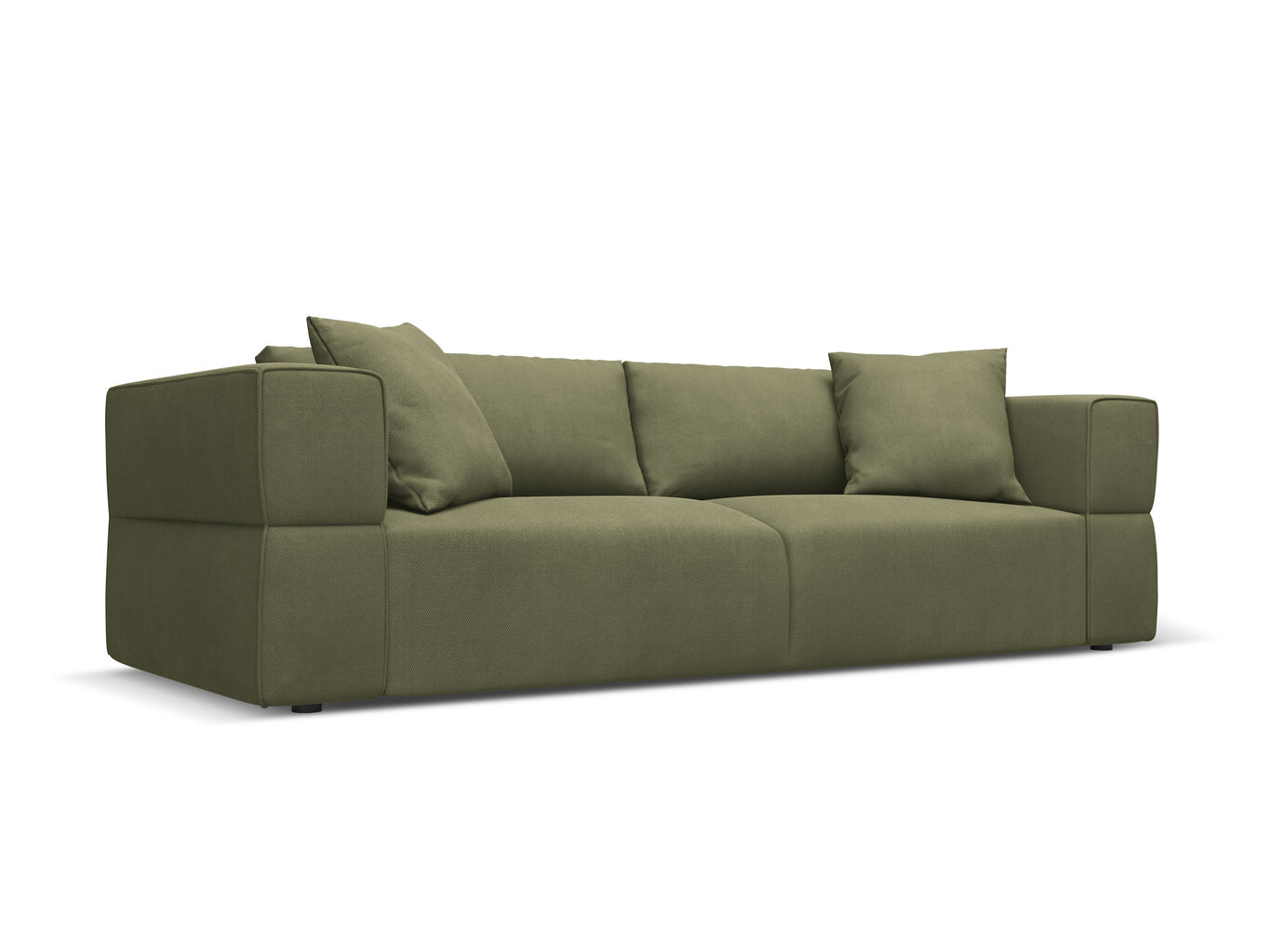 Sofa Milo Casa Esther, 248x103x78 cm, žalia kaina ir informacija | Sofos | pigu.lt