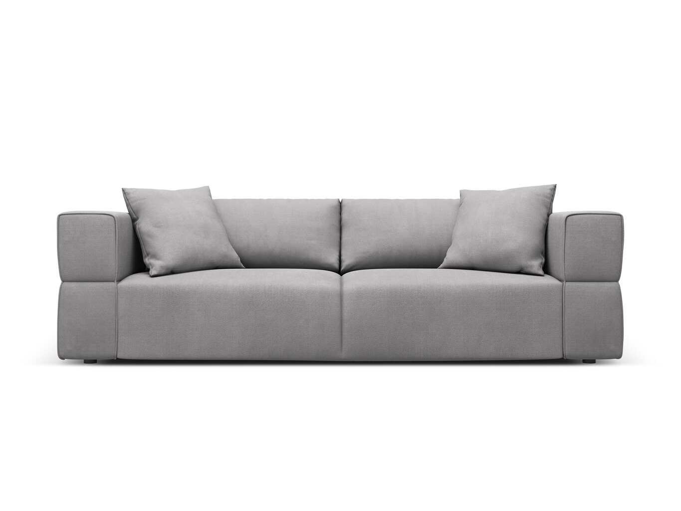 Sofa Milo Casa Esther, 248x103x78 cm, pilka kaina ir informacija | Sofos | pigu.lt