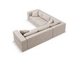 Sofa Milo Casa Esther, 285x285x78 cm, smėlio spalvos kaina ir informacija | Sofos | pigu.lt