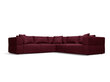 Sofa Milo Casa Esther, 285x285x78 cm, raudona kaina ir informacija | Sofos | pigu.lt