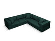 Sofa Milo Casa Esther, 285x285x78 cm, žalia kaina ir informacija | Sofos | pigu.lt