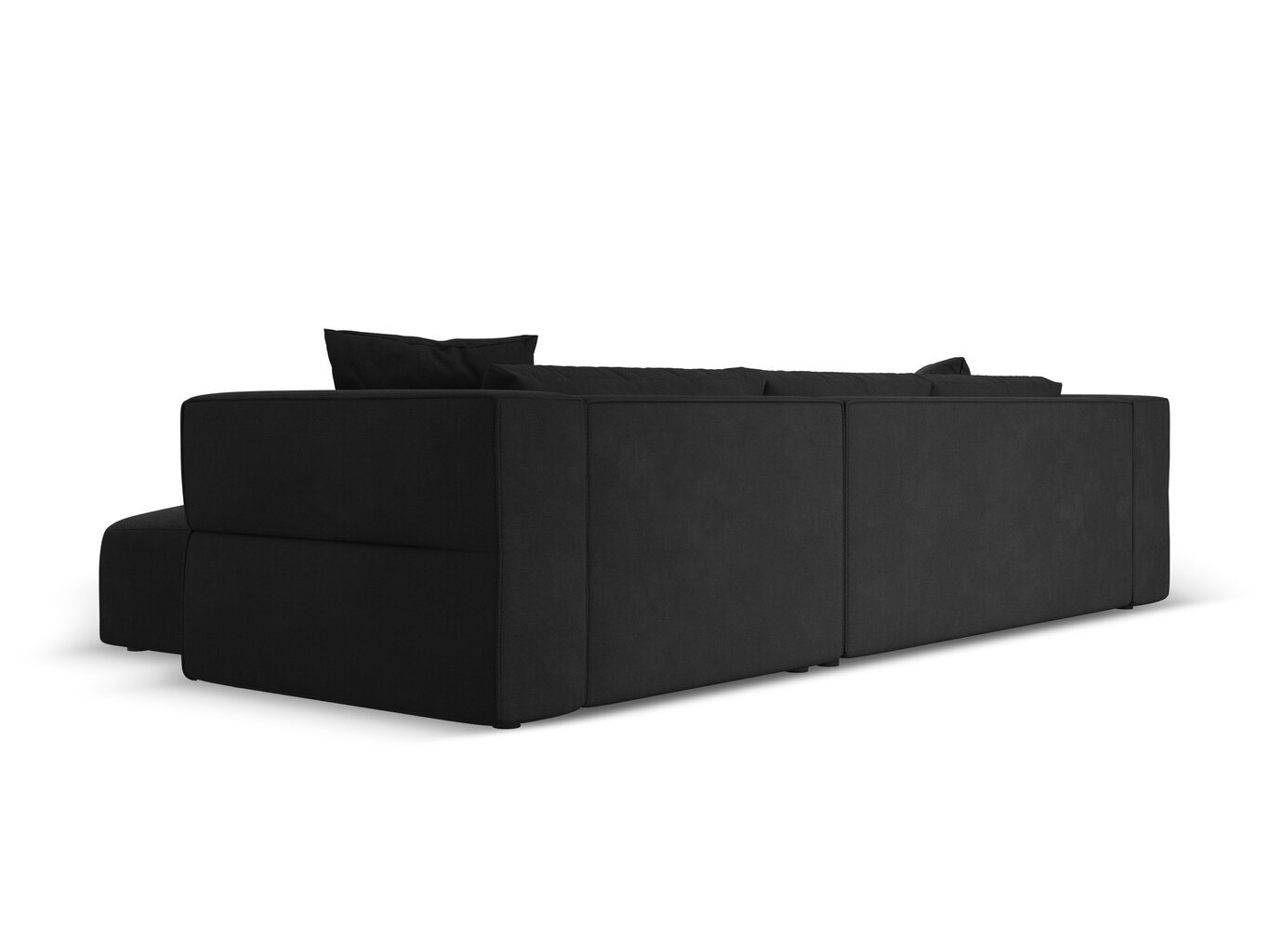 Sofa Milo Caso Esther, 305x174x78 cm, juoda kaina ir informacija | Sofos | pigu.lt