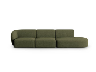 Sofa Milo Casa Paolo, 302x85x74 cm, žalia kaina ir informacija | Sofos | pigu.lt