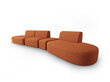 Sofa Milo Casa Paolo, 412x124x74 cm, ruda kaina ir informacija | Sofos | pigu.lt