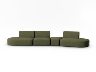 Sofa Milo Casa Paolo, 412x124x74 cm, žalia kaina ir informacija | Sofos | pigu.lt