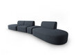 Sofa Milo Casa Paolo, 412x124x74 cm, mėlyna kaina ir informacija | Sofos | pigu.lt