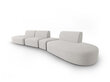 Sofa Milo Casa Paolo, 412x124x74 cm, balta kaina ir informacija | Sofos | pigu.lt