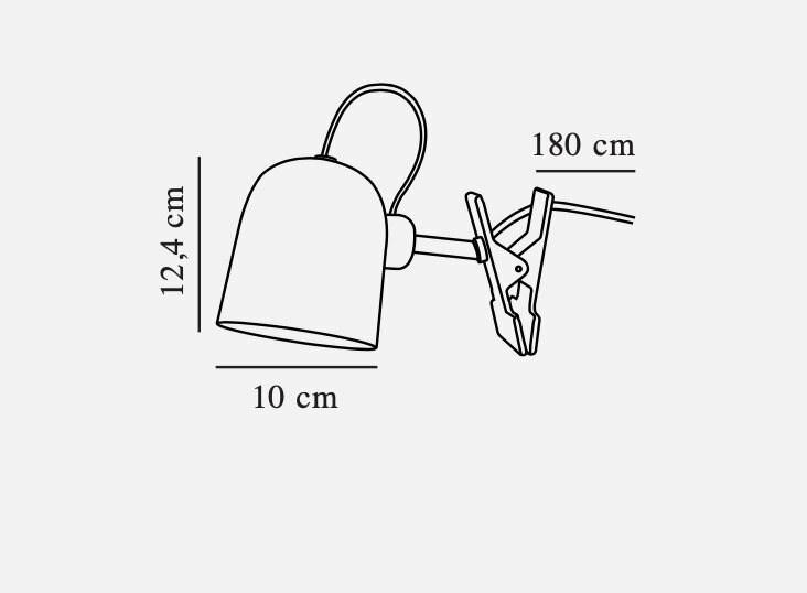 Nordlux Suspaudimo lempa Angle 2220362003 kaina ir informacija | Sieniniai šviestuvai | pigu.lt