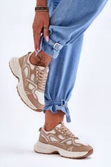 Laisvalaikio batai moterims Contiro 26548-H, smėlio spalvos цена и информация | Спортивная обувь, кроссовки для женщин | pigu.lt
