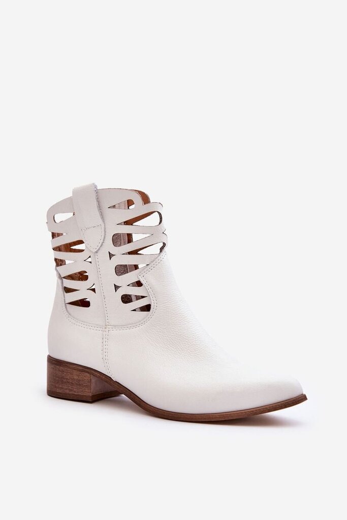 Aulinukai moterims Lewski Shoes BSB28009.2681, balti kaina ir informacija | Aulinukai, ilgaauliai batai moterims | pigu.lt