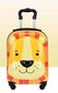Vaikiškas lagaminas 3D Lion, geltonas kaina ir informacija | Lagaminai, kelioniniai krepšiai | pigu.lt