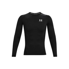 Marškinėliai vyrams Under Armour Heatgear M 1361524001 SW6526211898, juodi kaina ir informacija | Vyriški marškinėliai | pigu.lt