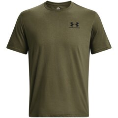 Under Armour marškinėliai vyrams Sportstyle Ss SW1006499.5654, žali цена и информация | Мужские футболки | pigu.lt