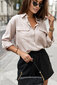 Marškiniai moterims Ivon LKK1863921906, smėlio spalvos kaina ir informacija | Palaidinės, marškiniai moterims | pigu.lt