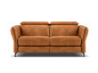 Dvivietė odinė sofa Windsor & Co Hubble, 103x176x76 cm, šviesiai ruda kaina ir informacija | Sofos | pigu.lt