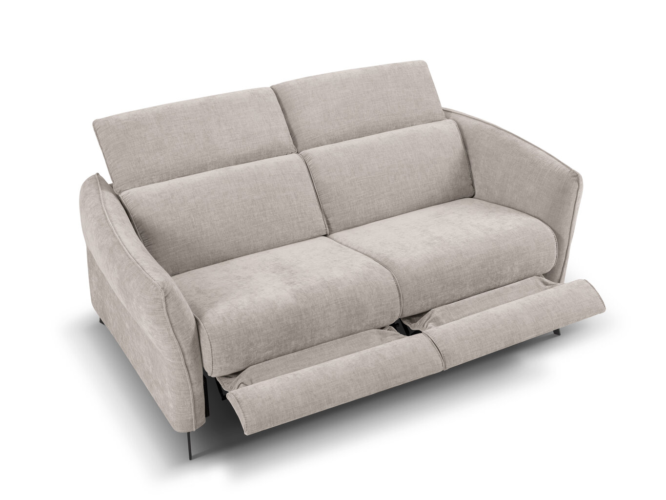 Dvivietė sofa Windsor & Co Hubble, 103x176x76 cm, šviesiai pilka kaina ir informacija | Sofos | pigu.lt