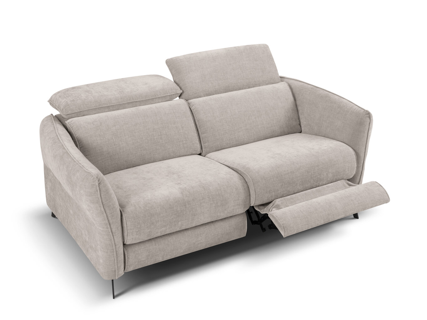 Dvivietė sofa Windsor & Co Hubble, 103x176x76 cm, šviesiai pilka kaina ir informacija | Sofos | pigu.lt