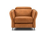 Кожаное кресло Windsor & Co Hubble, 100x96x76 см, светло-коричневый цвет