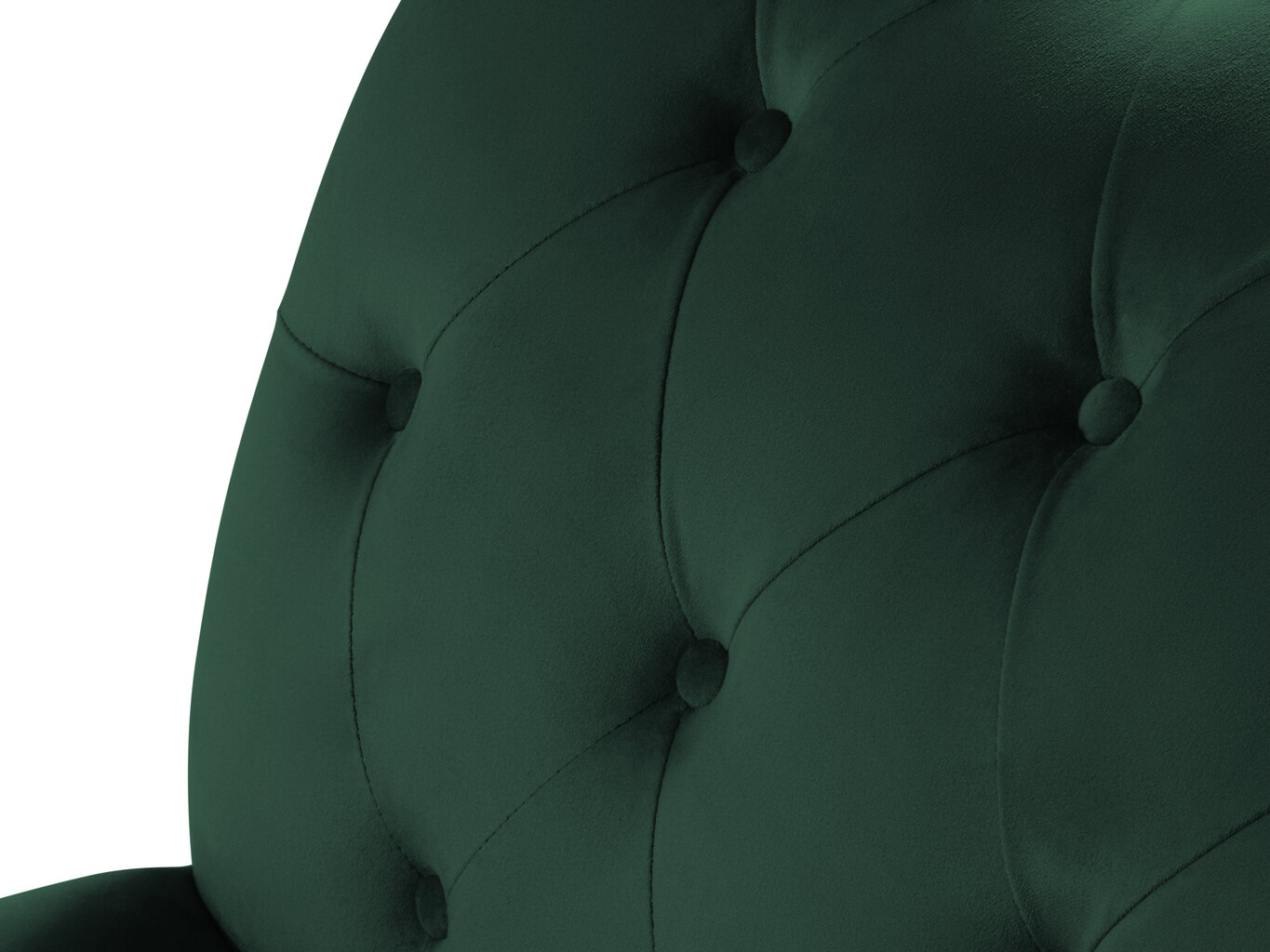Sofa Windsor & Co Juno, 236x96x86 cm, žalia/aukso kaina ir informacija | Sofos | pigu.lt