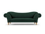 Sofa Windsor & Co Juno, 236x96x86 cm, žalia/aukso