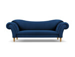 Sofa Windsor & Co Juno, 236x96x86 cm, mėlyna/aukso