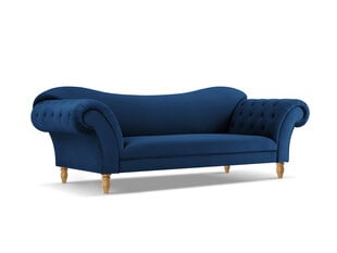 Sofa Windsor & Co Juno, 236x96x86 cm, mėlyna/aukso kaina ir informacija | Sofos | pigu.lt
