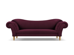 Sofa Windsor & Co Juno, 236x96x86 cm, raudona/aukso kaina ir informacija | Sofos | pigu.lt