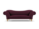 Sofa Windsor & Co Juno, 236x96x86 cm, raudona/aukso