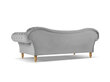 Sofa Windsor & Co Juno, 236x96x86 cm, pilka/aukso цена и информация | Sofos | pigu.lt