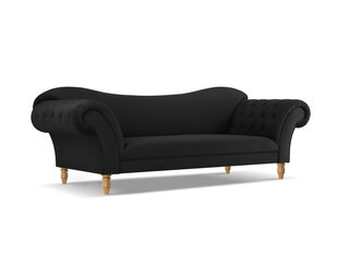 Sofa Windsor & Co Juno, 236x96x86 cm, juoda/aukso kaina ir informacija | Sofos | pigu.lt