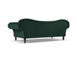 Sofa Windsor & Co Juno, 236x96x86 cm, žalia/juoda kaina ir informacija | Sofos | pigu.lt