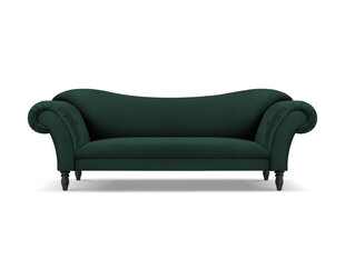 Sofa Windsor & Co Juno, 236x96x86 cm, žalia/juoda kaina ir informacija | Sofos | pigu.lt