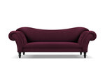 Sofa Windsor & Co Juno, 236x96x86 cm, raudona/juoda