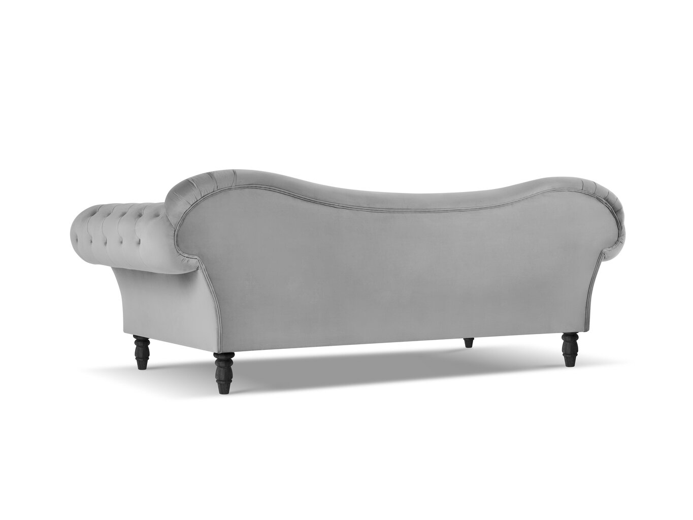 Sofa Windsor & Co Juno, 236x96x86 cm, pilka/juoda kaina ir informacija | Sofos | pigu.lt