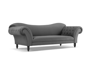 Sofa Windsor & Co Juno, 236x96x86 cm, pilka/juoda kaina ir informacija | Sofos | pigu.lt