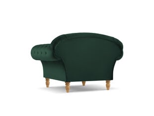 Fotelis Windsor & Co Juno, 132x96x91 cm, žalias/aukso kaina ir informacija | Svetainės foteliai | pigu.lt