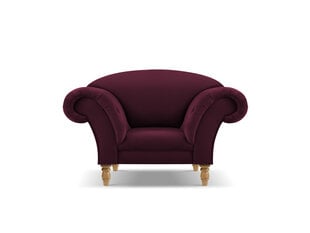 Fotelis Windsor & Co Juno, 132x96x91 cm, raudonas/aukso kaina ir informacija | Svetainės foteliai | pigu.lt