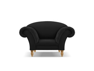 Fotelis Windsor & Co Juno, 132x96x91 cm, juodas/aukso kaina ir informacija | Svetainės foteliai | pigu.lt