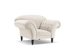 Fotelis Windsor & Co Juno, 132x96x91 cm, smėlio/juodas kaina ir informacija | Svetainės foteliai | pigu.lt