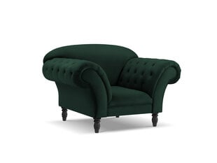 Fotelis Windsor & Co Juno, 132x96x91 cm, žalias/juodas kaina ir informacija | Svetainės foteliai | pigu.lt