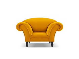 Fotelis Windsor & Co Juno, 132x96x91 cm, geltonas/juodas цена и информация | Кресла в гостиную | pigu.lt