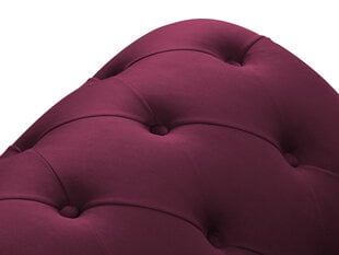 Fotelis Windsor & Co Juno, 132x96x91 cm, raudonas/juodas kaina ir informacija | Svetainės foteliai | pigu.lt