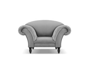Fotelis Windsor & Co Juno, 132x96x91 cm, pilkas/juodas kaina ir informacija | Svetainės foteliai | pigu.lt