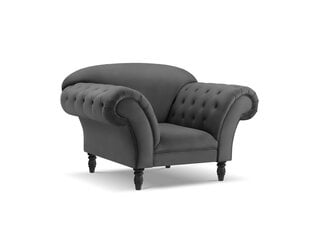 Кресло Windsor & Co Juno, 132x96x91 см, серый/черный цвет цена и информация | Кресла в гостиную | pigu.lt
