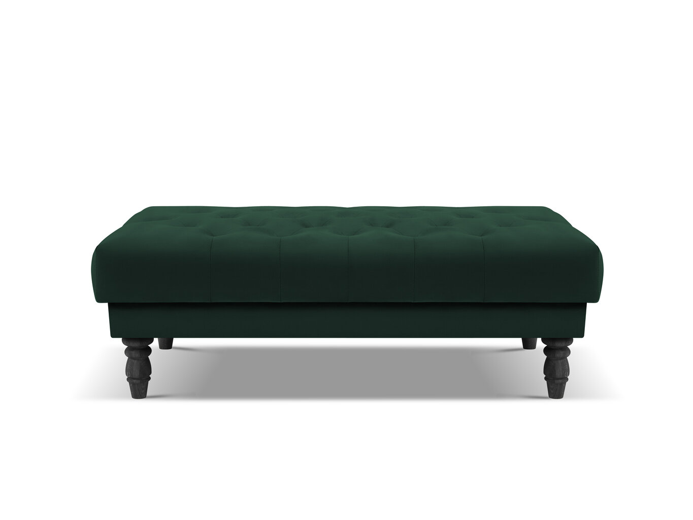 Pufas Windsor & Co Juno, 126x75x42 cm, žalias/juodas kaina ir informacija | Sėdmaišiai ir pufai | pigu.lt