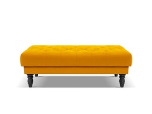 Пуф Windsor & Co Juno, 126x75x42 см, желтый/черный цвет цена и информация | Кресла-мешки и пуфы | pigu.lt