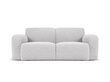 Dvivietė Sofa Windsor & Co Lola, 170x95x72 cm, šviesiai pilka kaina ir informacija | Sofos | pigu.lt