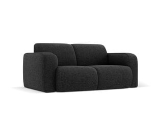 Dvivietė sofa Windsor & Co Lola, 170x95x72 cm, juoda kaina ir informacija | Sofos | pigu.lt