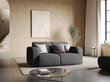 Dvivietė sofa Windsor & Co Lola, 170x95x72 cm, tamsiai pilka kaina ir informacija | Sofos | pigu.lt